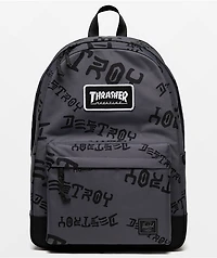 Herschel Supply Co. x Thrasher Destroy Black Backpack