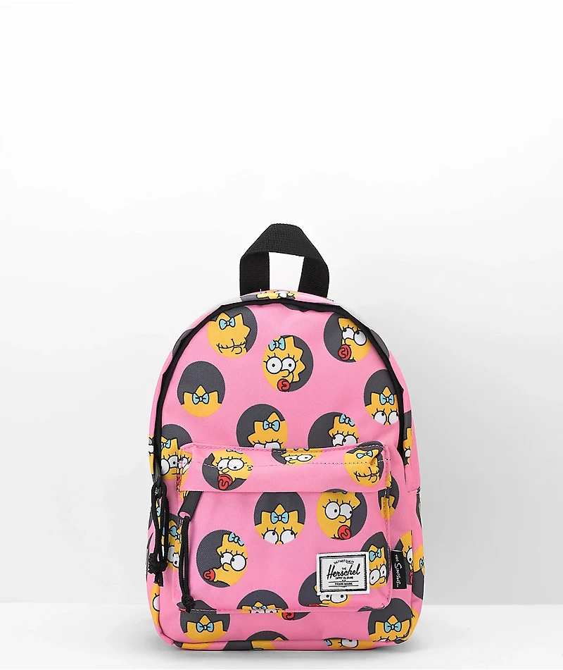 Herschel x The Simpsons Classic Maggie Simpson Pink Mini Backpack