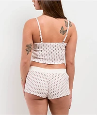 Hesperus Heart White Boxer Shorts