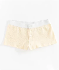 Hesperus Natural Pointelle Boyshort Underwear