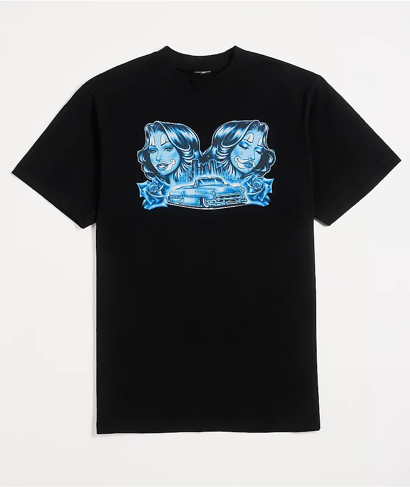Hey Ruca City Blues Black T-Shirt