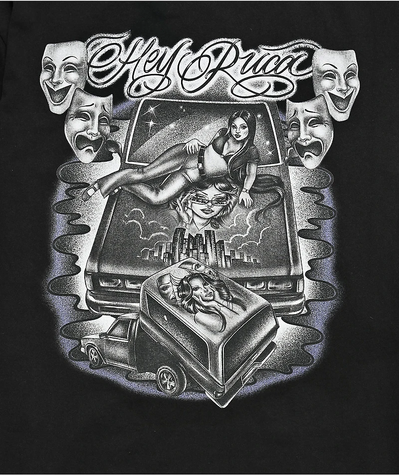 Hey Ruca Mini Truck Black T-Shirt