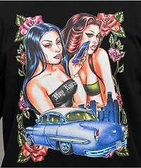 Hey Ruca Slide Through Black T-Shirt
