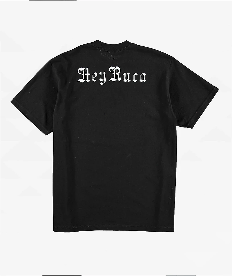Hey Ruca Slide Through Black T-Shirt