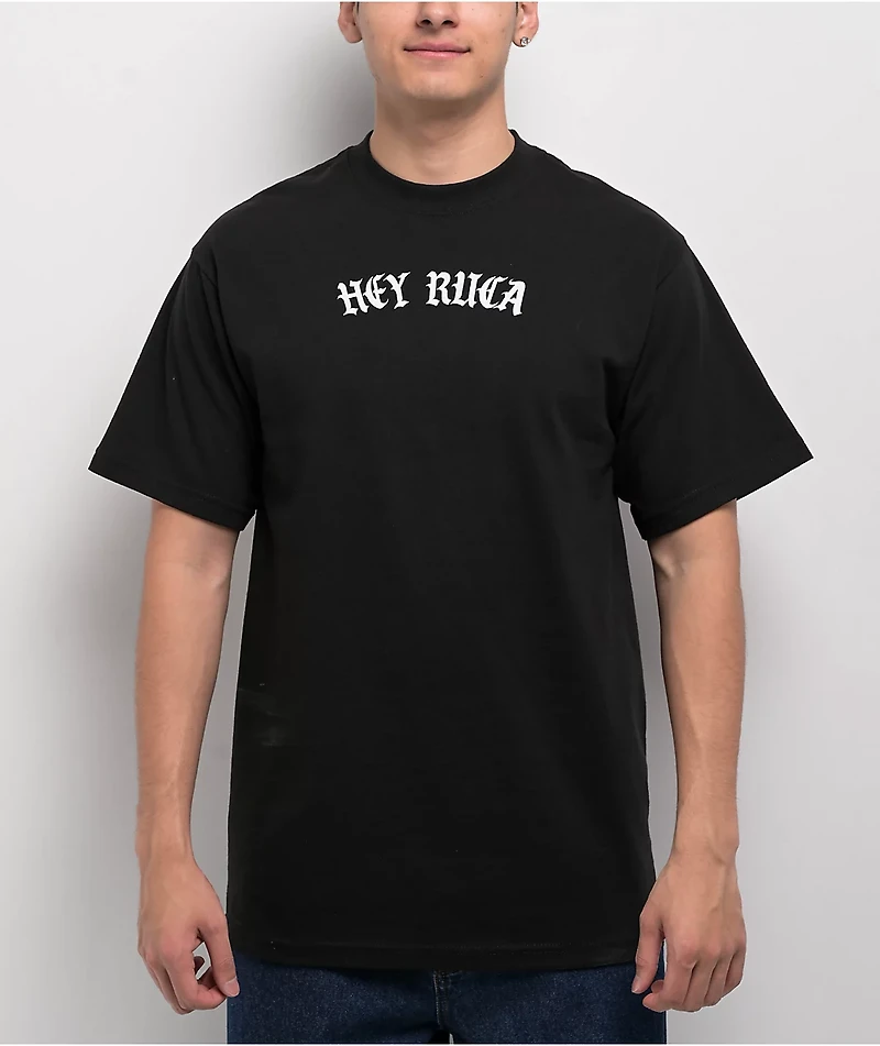 Hey Ruca Tears N Gears Black T-Shirt