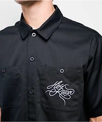 Hey Ruca Vivir Con Safos Black Work Shirt