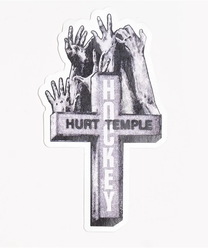 Hockey Hurt Temple Sticker