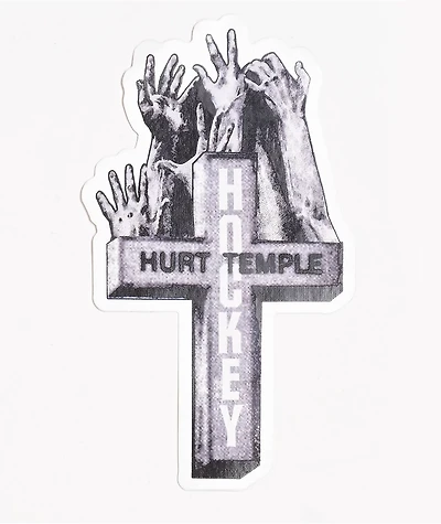 Hockey Hurt Temple Sticker