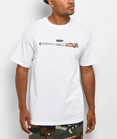 Hockey Steroids White T-Shirt