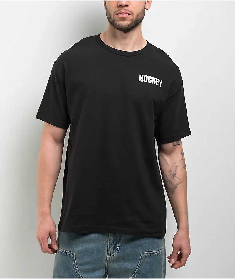 Hockey Support Black T-Shirt
