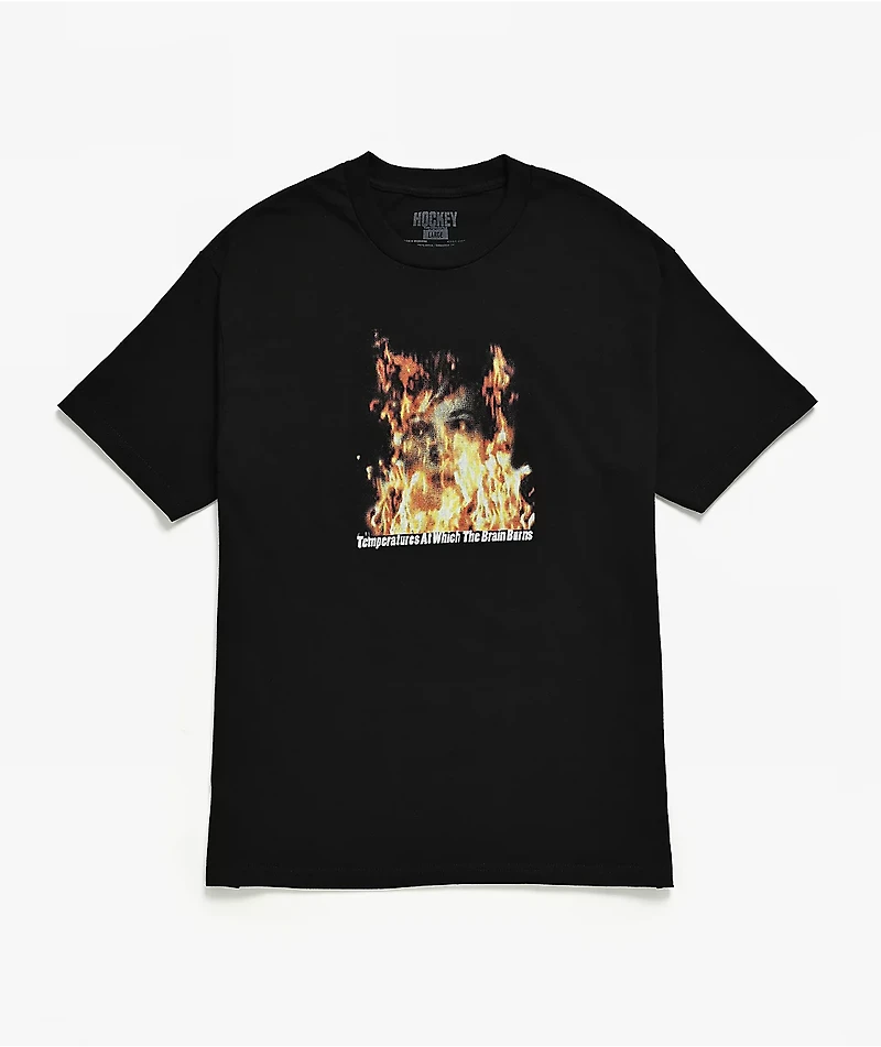 Hockey Temperatures Black T-Shirt