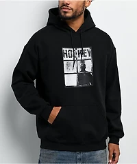 Hockey Temporary Site Black Hoodie