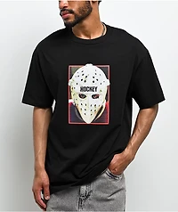 Hockey War On Ice Black T-Shirt