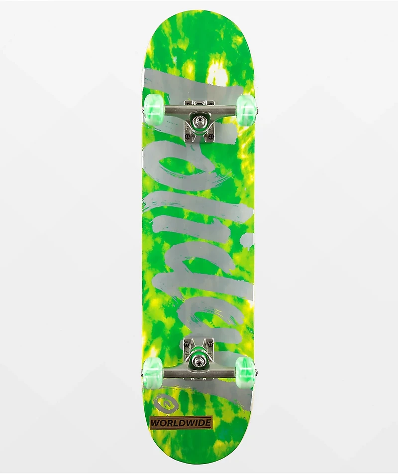 Holiday Revenge Green Tie Dye 7.75" Skateboard Complete