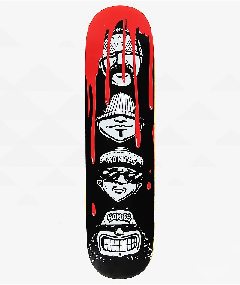 Homies x Pizza 4 Heads Blood 8.0" Skateboard Deck