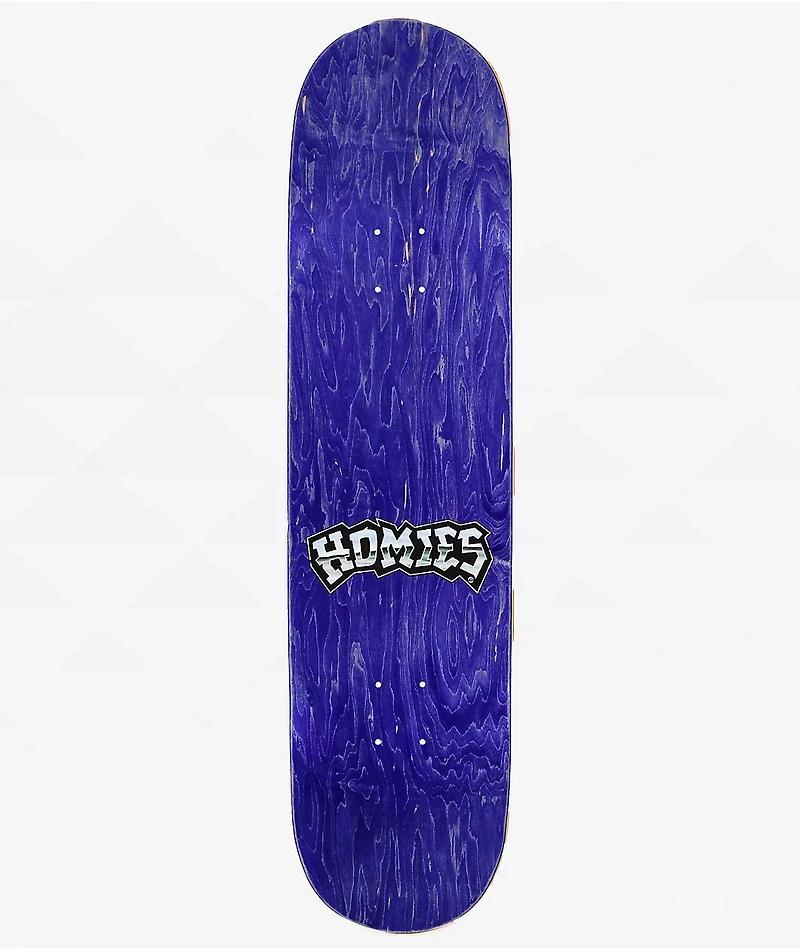 Homies x Pizza Smile Doodle 8.25" Skateboard Deck