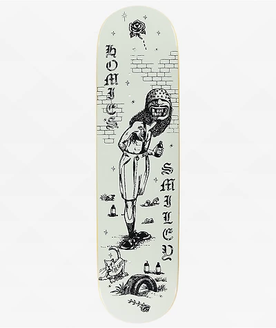 Homies x Pizza Smile Doodle 8.25" Skateboard Deck