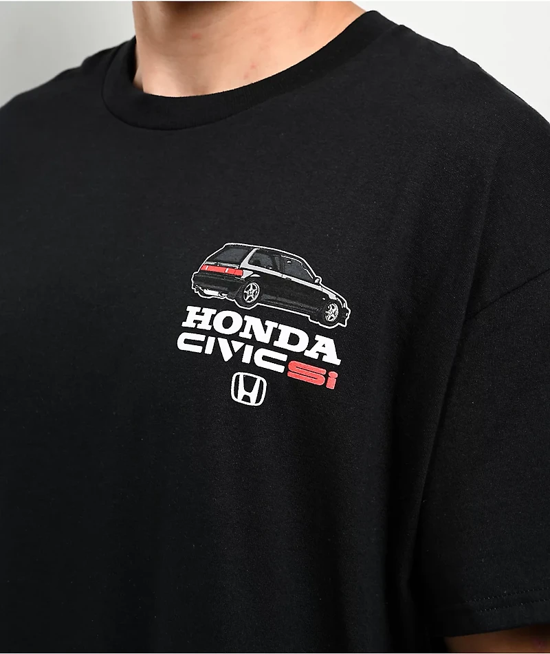 Honda 1990 Civic EF Black T-Shirt