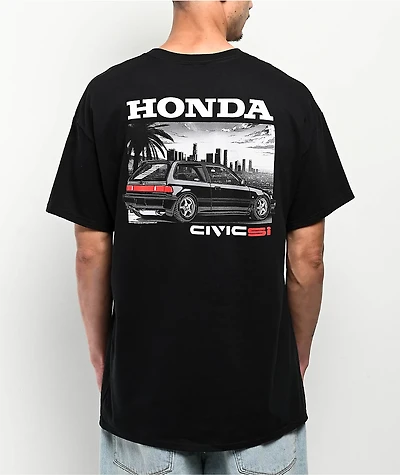 Honda 1990 Civic EF Black T-Shirt