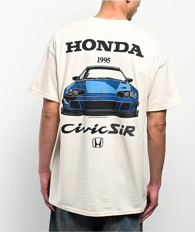 Honda 1995 Civic SiR-II EG Tan T-Shirt