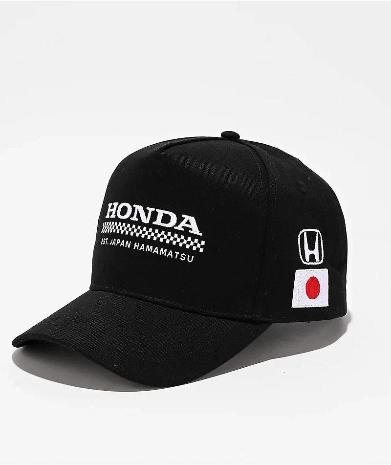 Honda Alliance Black Snapback Hat