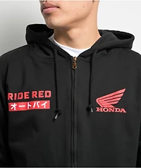Honda Badger Black Zip Hoodie