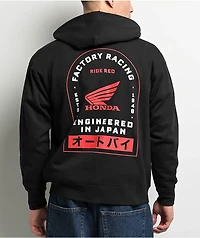 Honda Badger Black Zip Hoodie