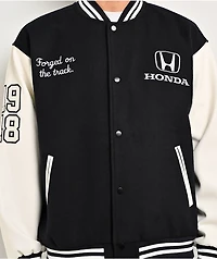 Honda Breed Navy & White Varsity Jacket