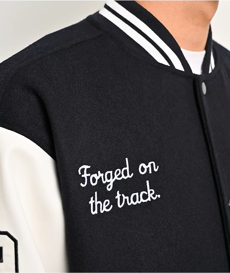 Honda Breed Navy & White Varsity Jacket