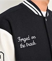Honda Breed Navy & White Varsity Jacket