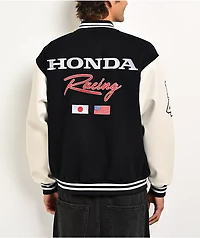 Honda Breed Navy & White Varsity Jacket