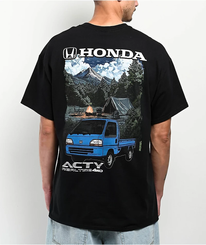 Honda Camping ACTY Black T-Shirt