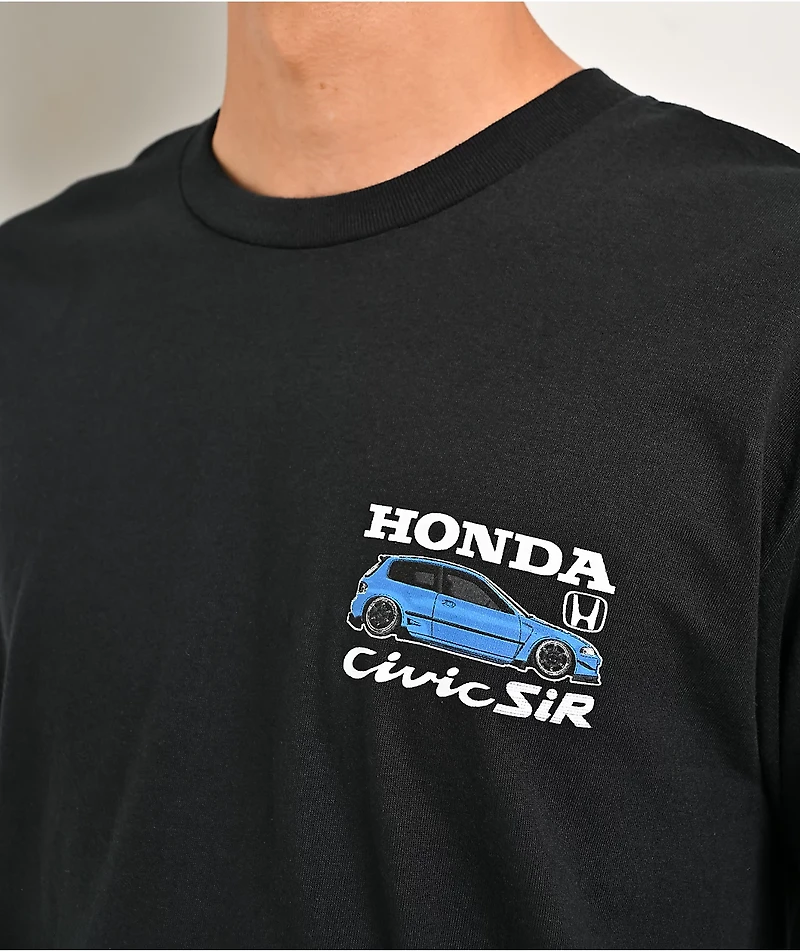 Honda Civic SiR Black T-Shirt