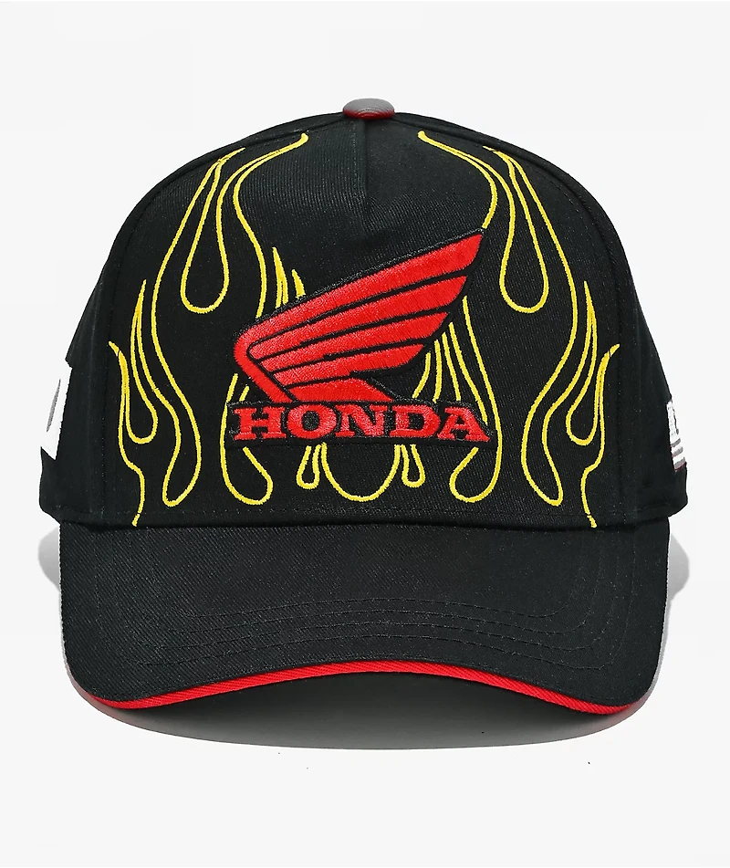 Honda Daytona Black Snapback Hat