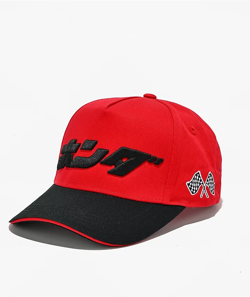 Honda Magna Red & Black Snapback Hat