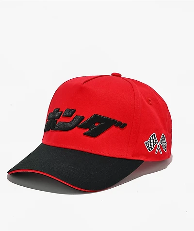 Honda Magna Red & Black Snapback Hat