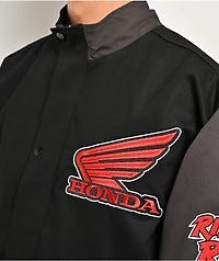Honda Precision Black & Grey Racing Jacket