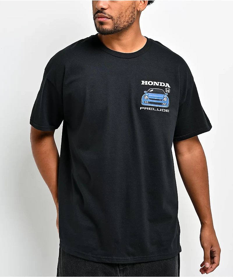 Honda Prelude 2000 Black T-Shirt
