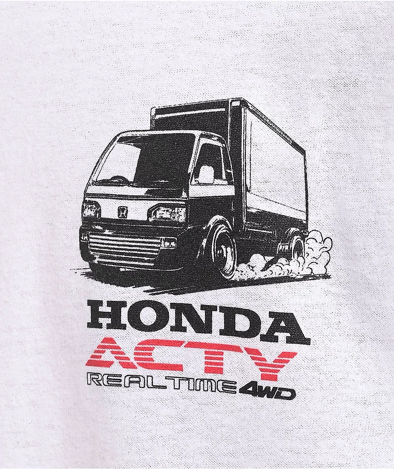 Honda Real Time 4WD White T-Shirt