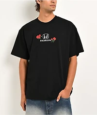 Honda Rose Bug Charcoal Black T-Shirt