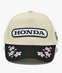 Honda Sakura Natural & Black Snapback Hat