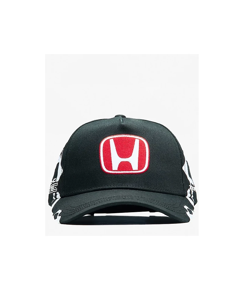 Honda Smoke Black Snapback Hat