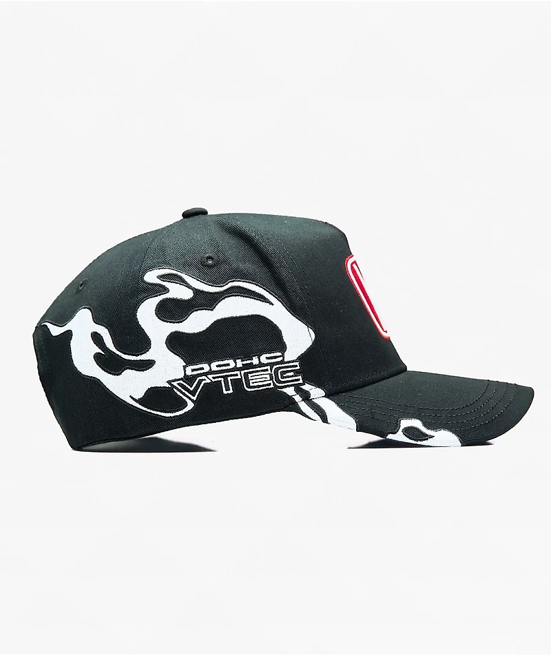 Honda Smoke Black Snapback Hat
