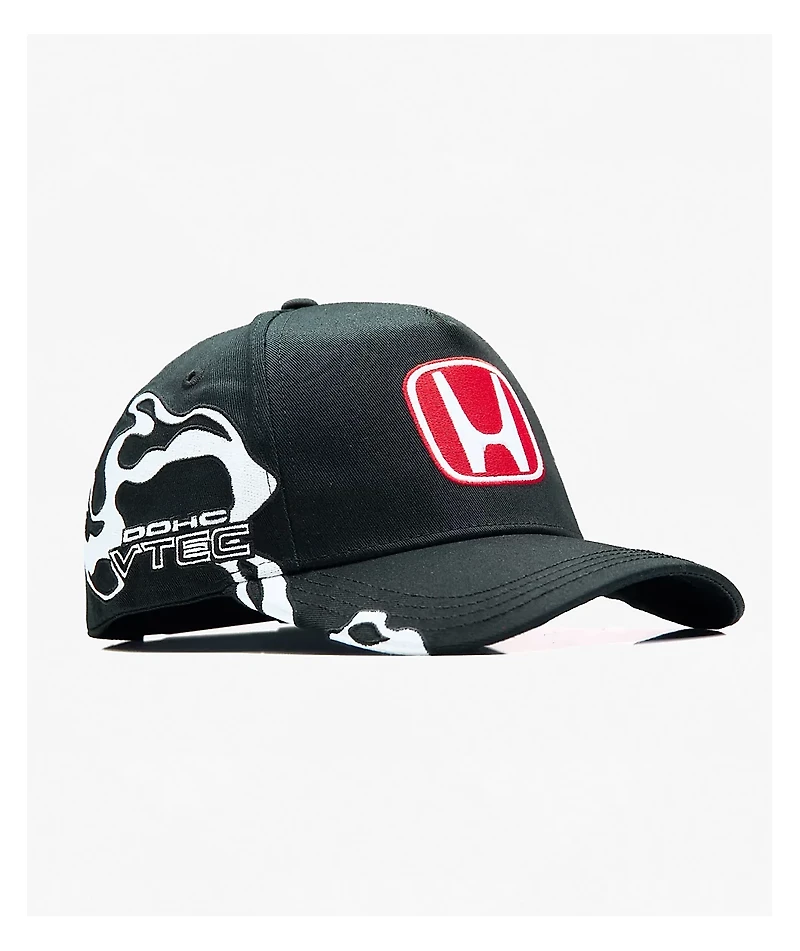 Honda Smoke Black Snapback Hat