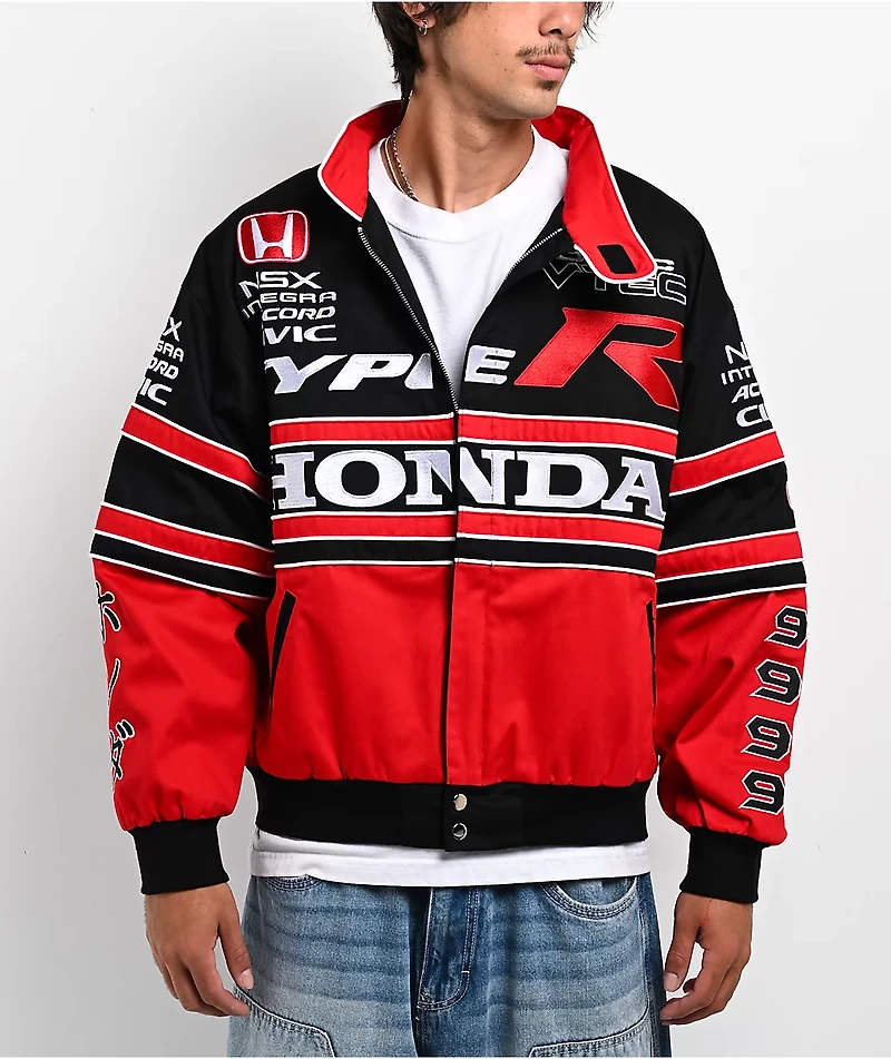 Honda Tribute Red & Black Racing Jacket