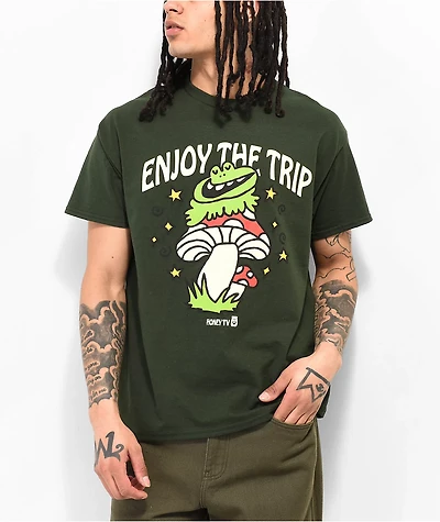 Honey TV Enjoy The Trip Forest T-Shirt