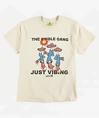 Honey TV Just Vibing Natural T-Shirt