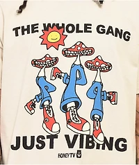 Honey TV Just Vibing Natural T-Shirt