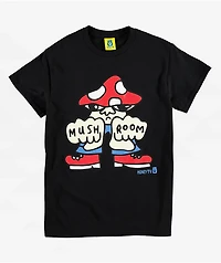 Honey TV Mushroom Gang Black T-Shirt