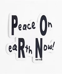 Honey TV Peace On Earth Now Sticker